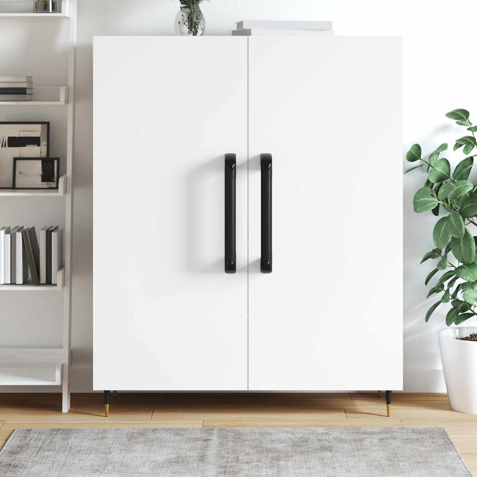 Thumbnail - vidaXL Griff Uni 2 pcs Schwarz 380 x 34 x 85 mm Aluminium und PP