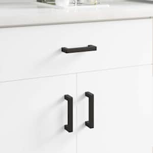 Ročaj za pohištvo 2 pcs Črna 110 x 12 x 36 mm elezo