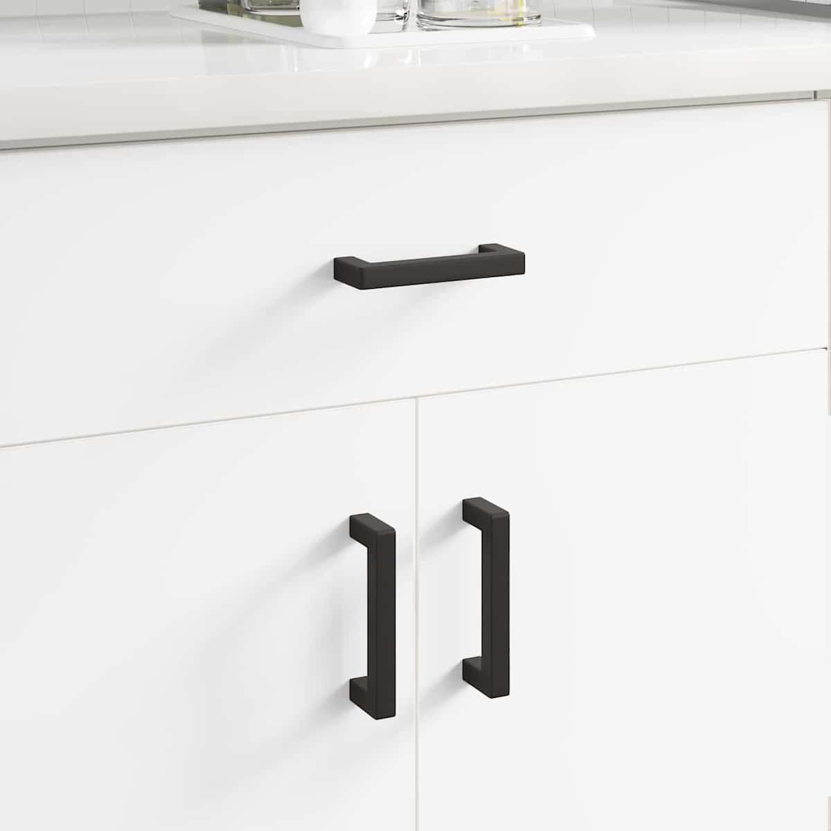Møbel Håndtag 530 stk. Sort 105 x 12 x 36 mm Jern