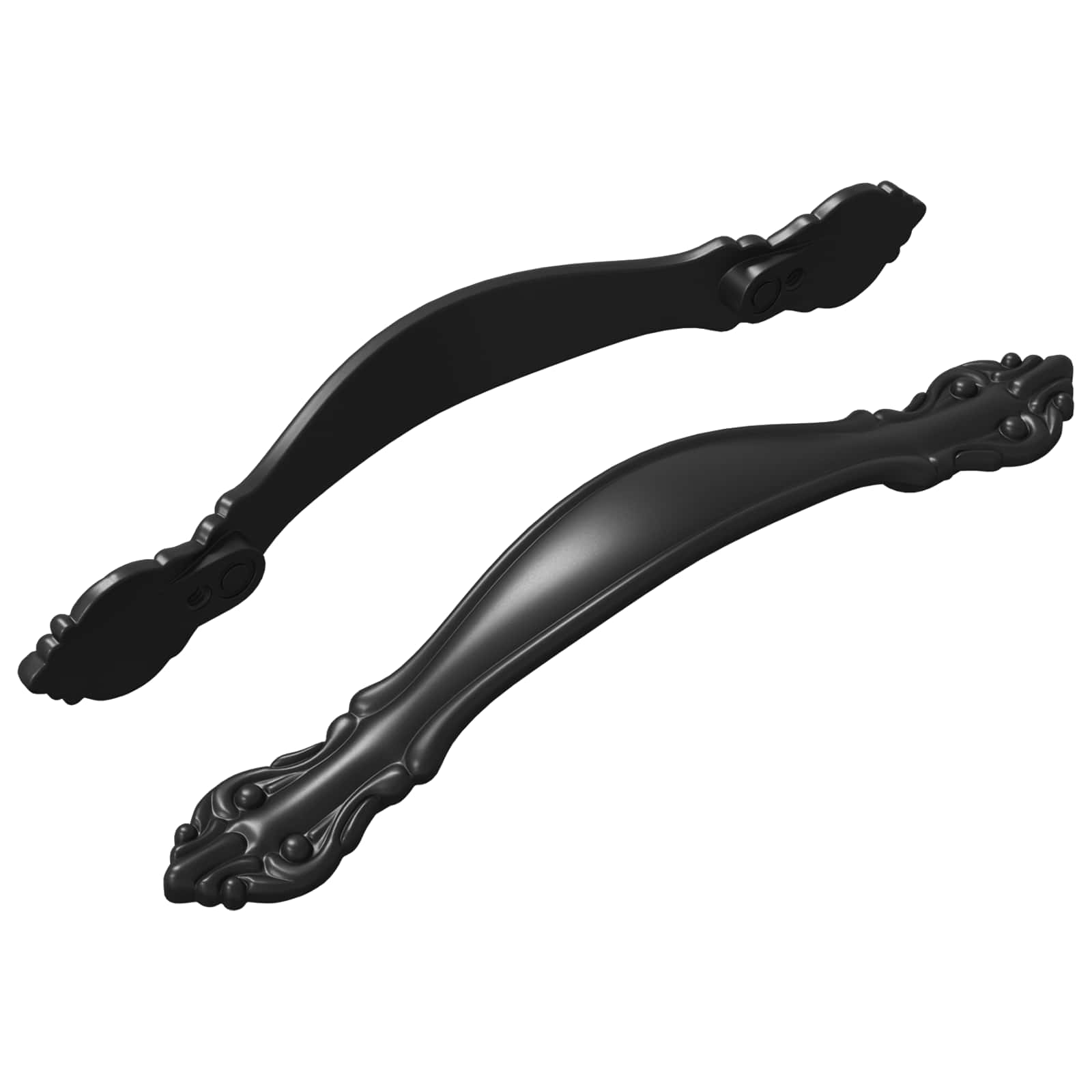 Thumbnail - vidaXL Griff 2 pcs Schwarz 150 mm Zinklegierung