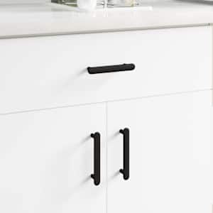 Ročaj za omaro 12 pcs Črna 121 x 16.6 x 28.3 mm elezo