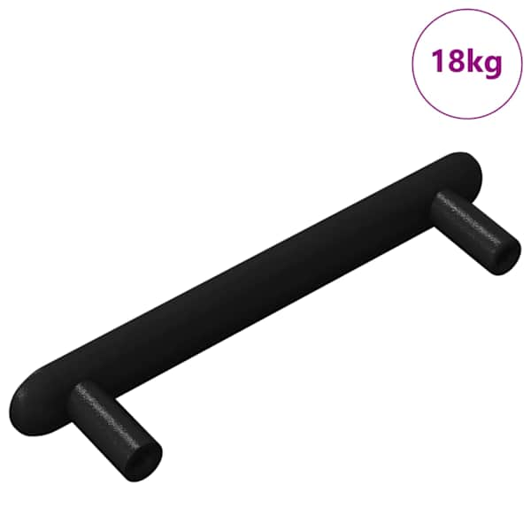 vidaXL Kappi K&auml;epide 474 tk Must 121 x 16.6 x 28.3 mm Raud
