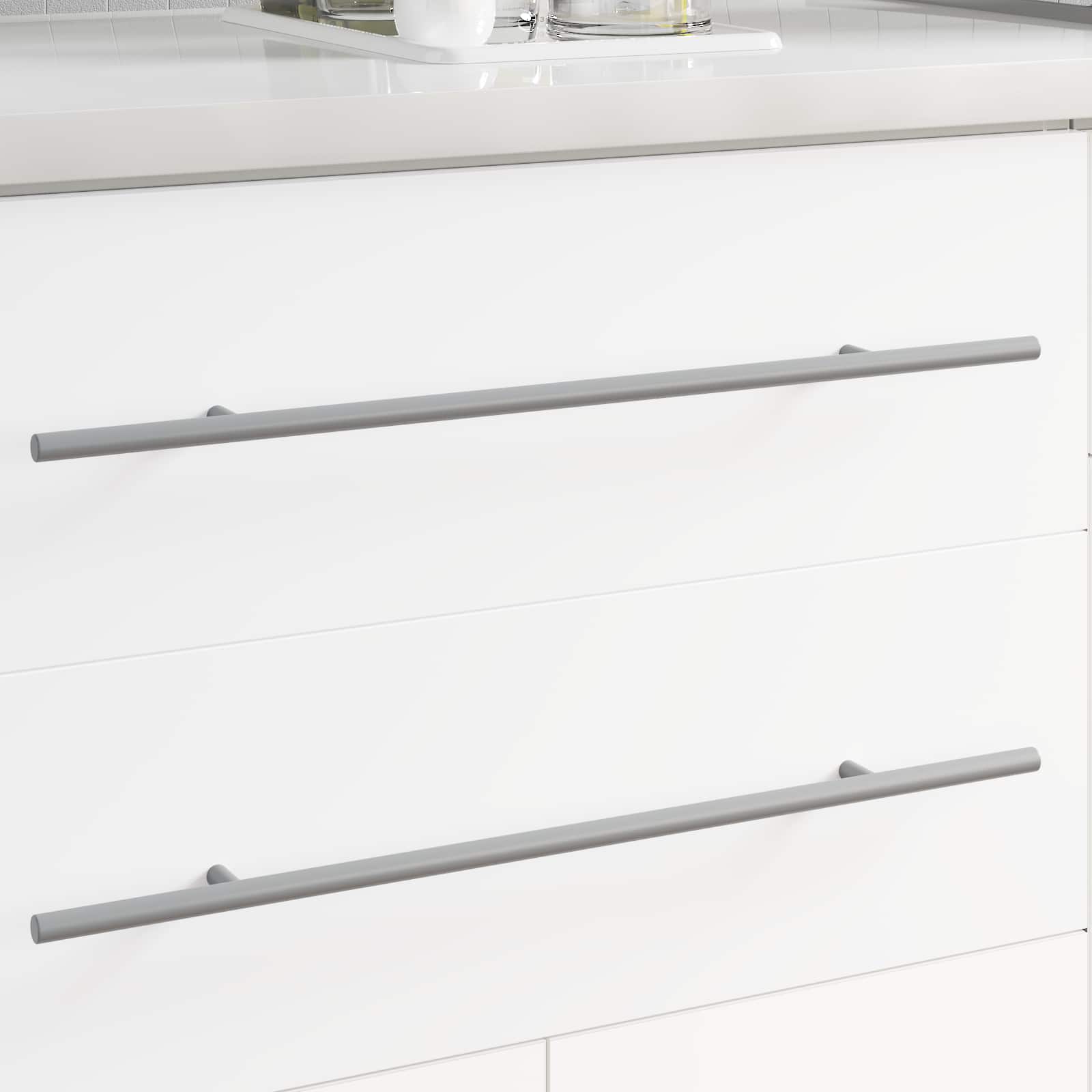 vidaXL Griff 2 pcs Silber 1500 mm Stahl