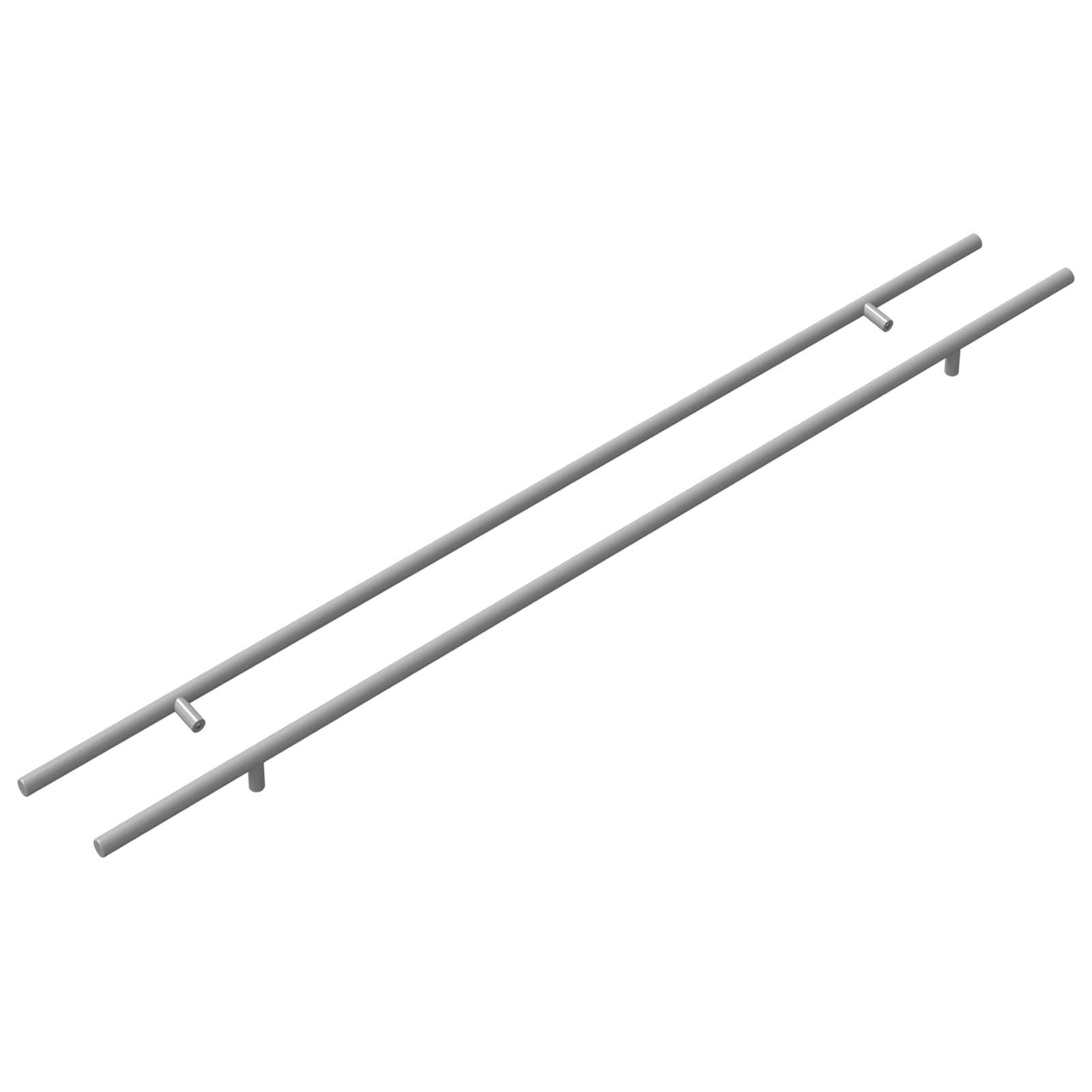 Ročaj za omaro 2 pcs srebrna 800 mm Nerjaveče jeklo - slika 2
