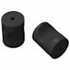 vidaXL Kapi Nupud 2 tk Must M4 x 12 mm Raud