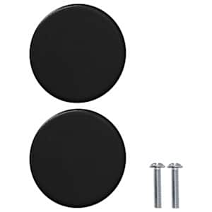 Úchytka do skříňky 2 pcs Černá 18 x 23 mm Železo - obrázek 5