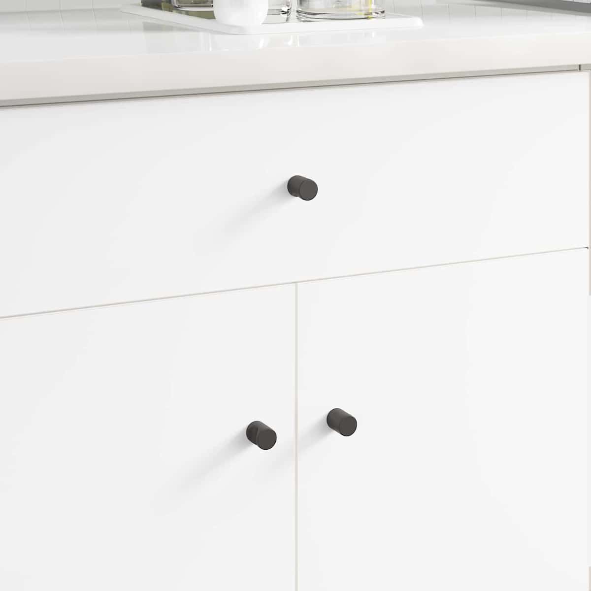 Kabinet Knob 1011 stk. Sort Jern