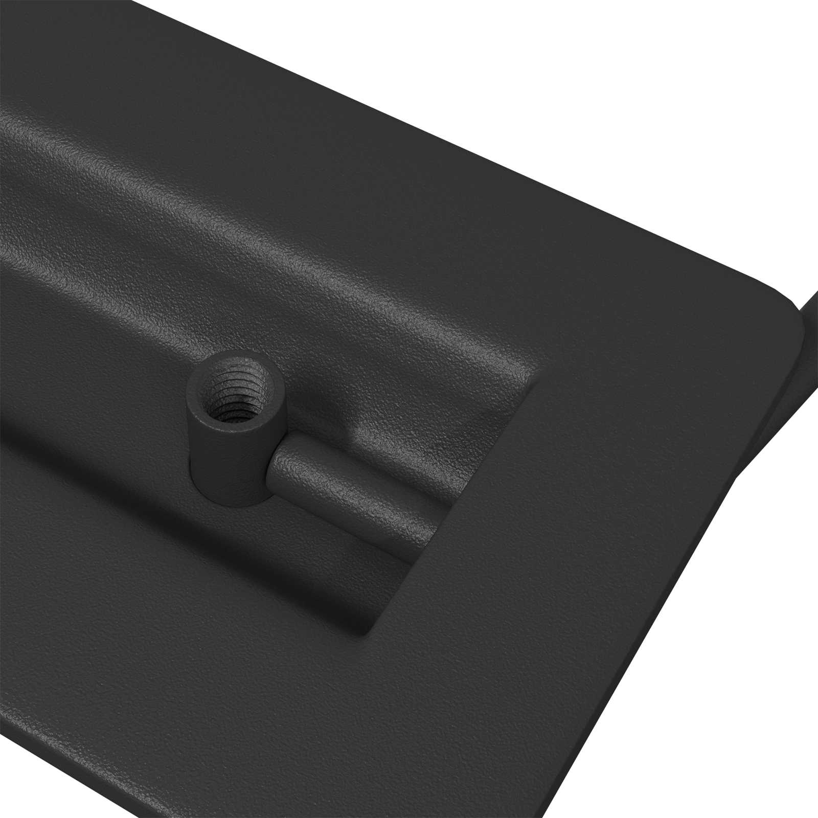 Kabineta rokturi Melna 85 x 45 mm Metāls