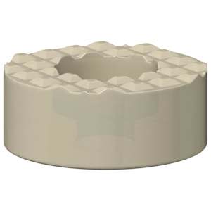 vidaXL Tooli jala p&otilde;randakaitsed 2 tk L&auml;bipaistev &Oslash; 15 x 16 mm PVC