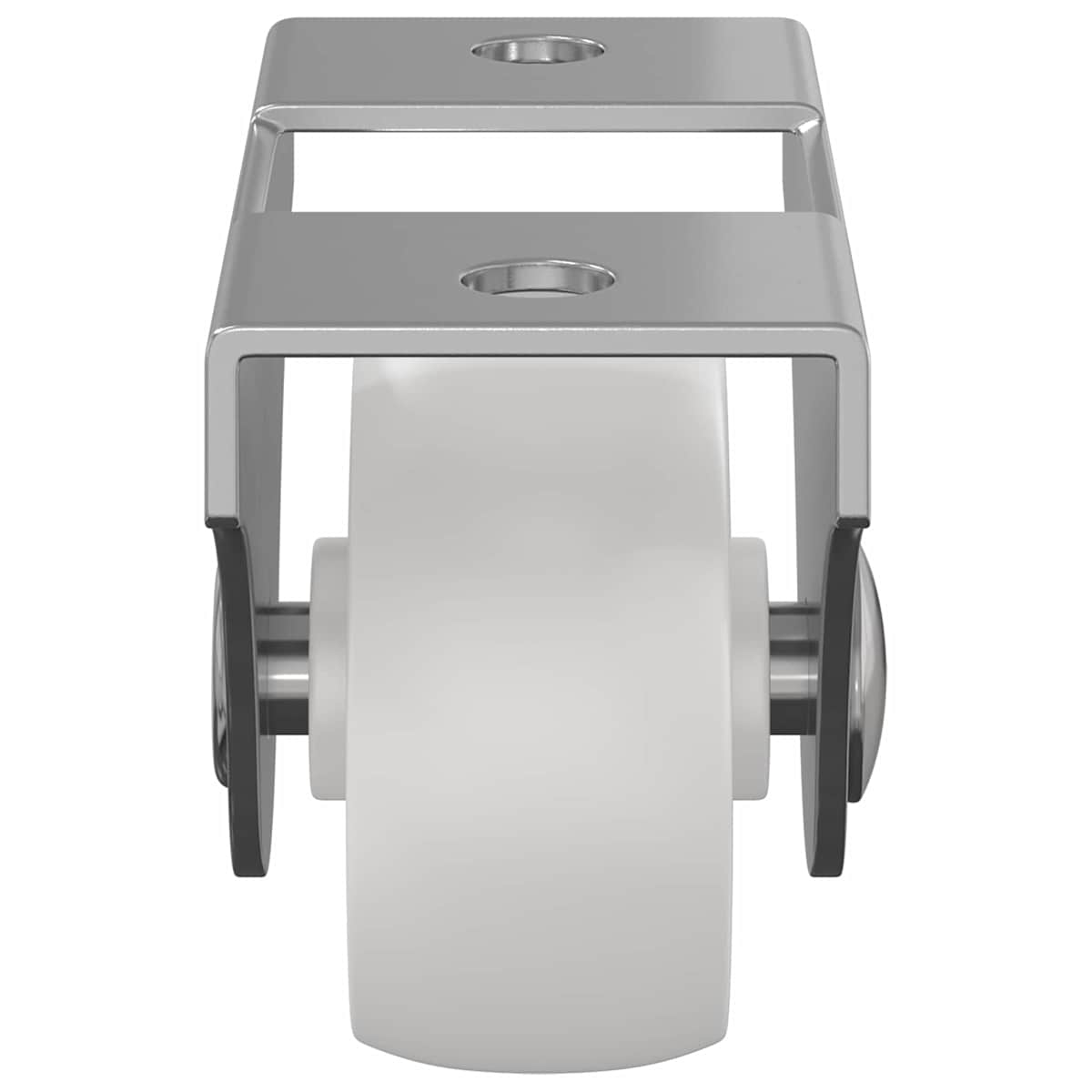 Hjul 2 stk. Hvid 42 x 11,5 x 29 mm Jern - Billede 5