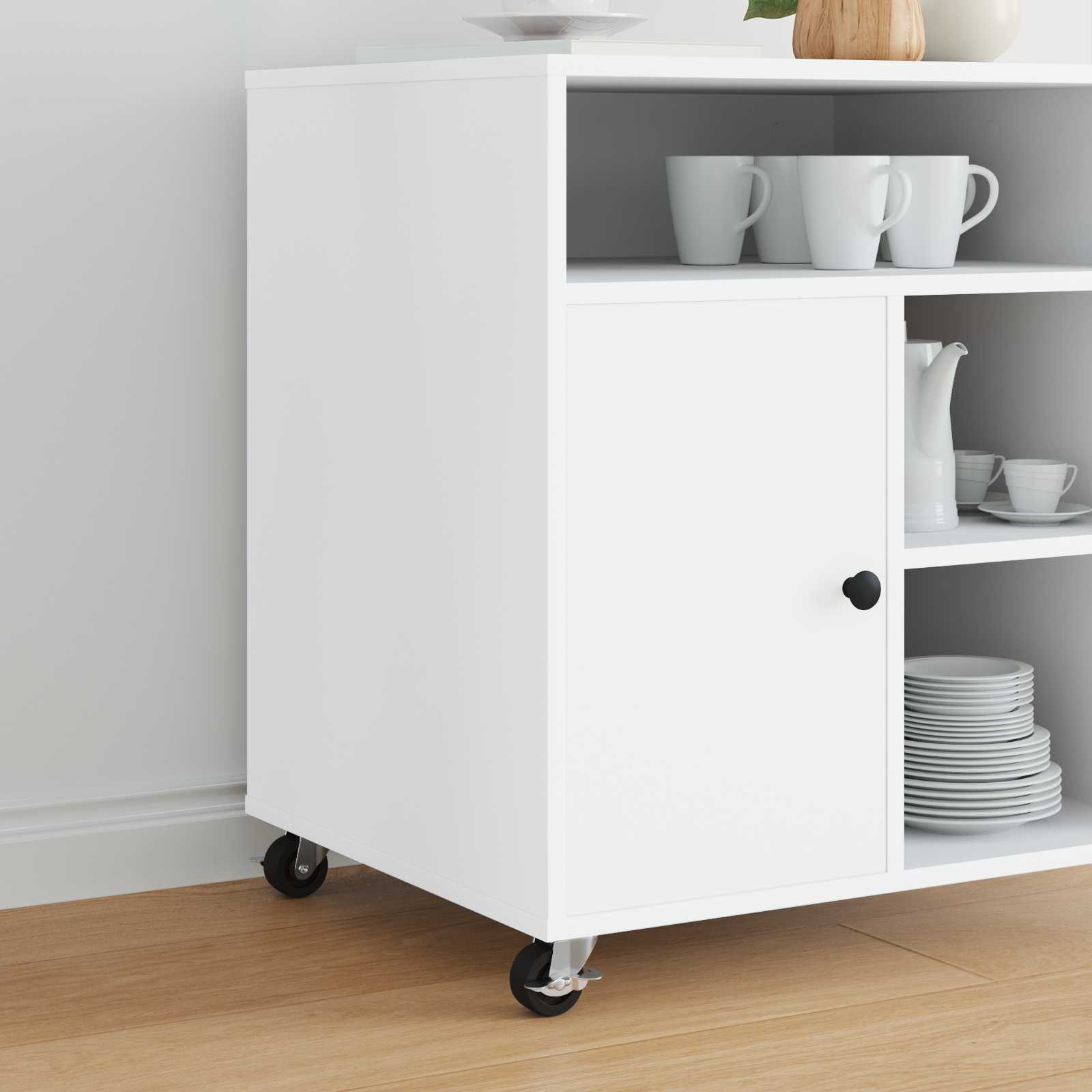 Kolesca 2 pcs Črna in srebrna 50,7 x 50,7 x 24,4 mm