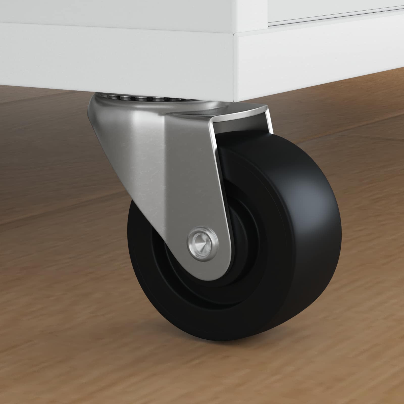 Thumbnail - vidaXL Drehrolle 2 pcs Silber 60 x 60 x 50 mm Eisen und Nylon