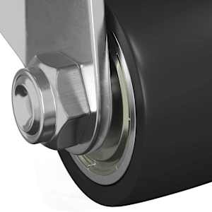 Kolečko 2 pcs Stříbrná 44,1 x 44,1 x 1,95 mm Nylon - obrázek 8