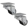 vidaXL Rattakandur 2 tk H&otilde;bedane 44,1 x 44,1 x 1,95 mm Nailon