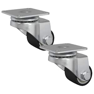 vidaXL Rattakandur 2 tk H&otilde;bedane 44,1 x 44,1 x 1,95 mm Nailon
