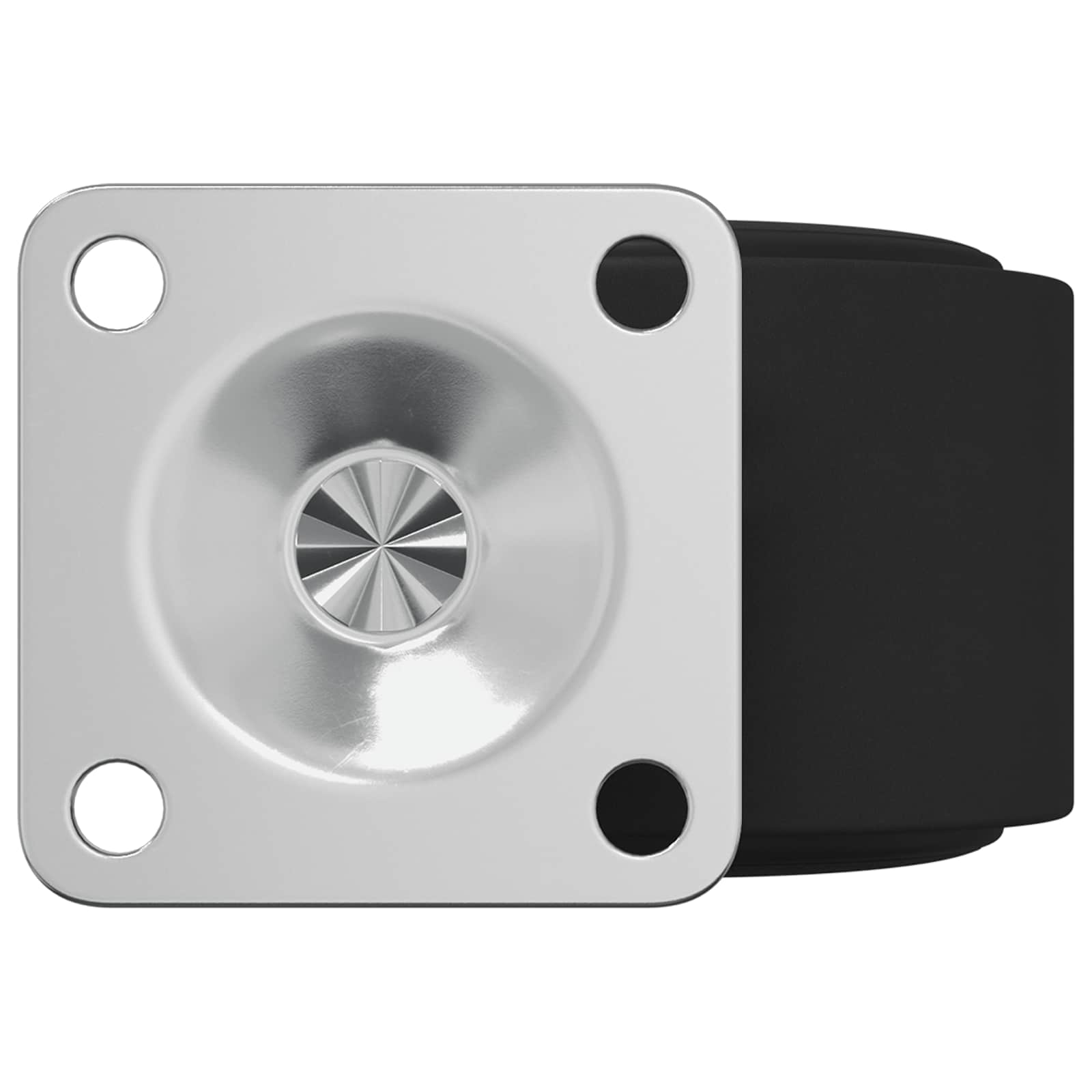 Vrteče kolesce 2 pcs Črna 39,5 x 39,5 x 37,8 mm Železo in PP - slika 7