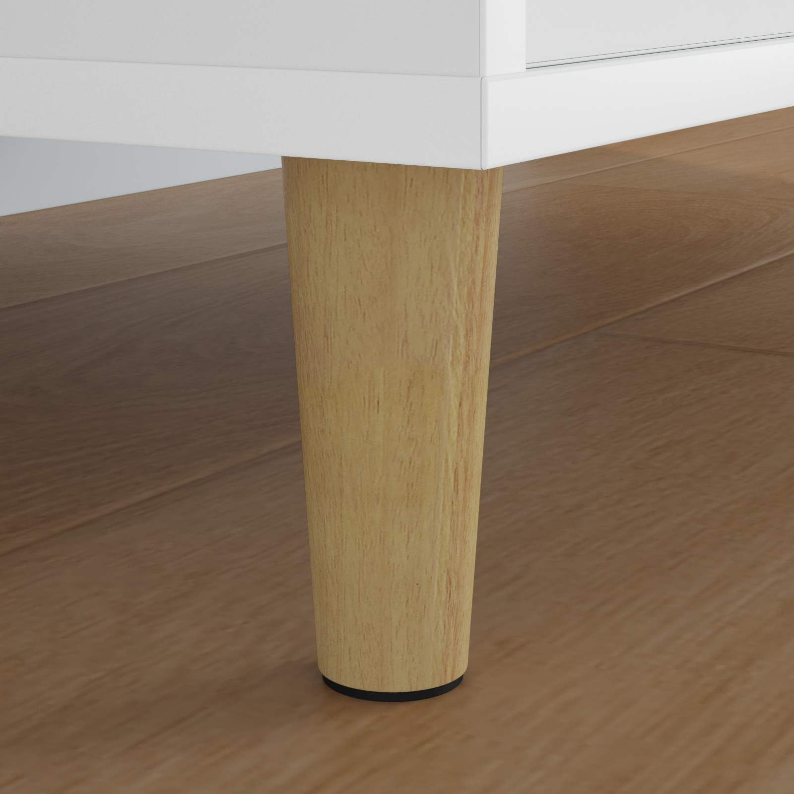 Thumbnail - vidaXL Möbelbeine 12 pcs Braun Ø 44 x 100 mm Massives Eukalyptus Holz