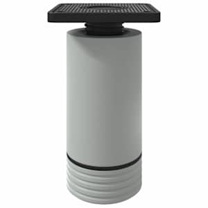 Nábytkové nohy Nastavitelná 12 pcs Bílá 64 x 64 x 100 mm PP - obrázek 4