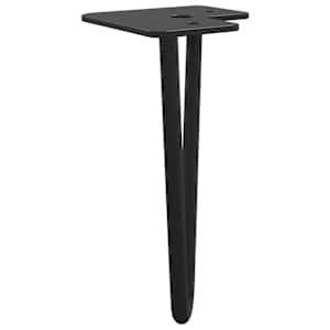 Nábytek noha 2 pcs Černá 54,1 x 54,1 x 100 mm Železo - obrázek 6