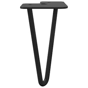 Nábytek noha 2 pcs Černá 54,1 x 54,1 x 100 mm Železo - obrázek 5