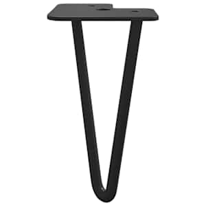 Nábytek noha 12 pcs Černá 54,1 x 54,1 x 100 mm Železo - obrázek 4