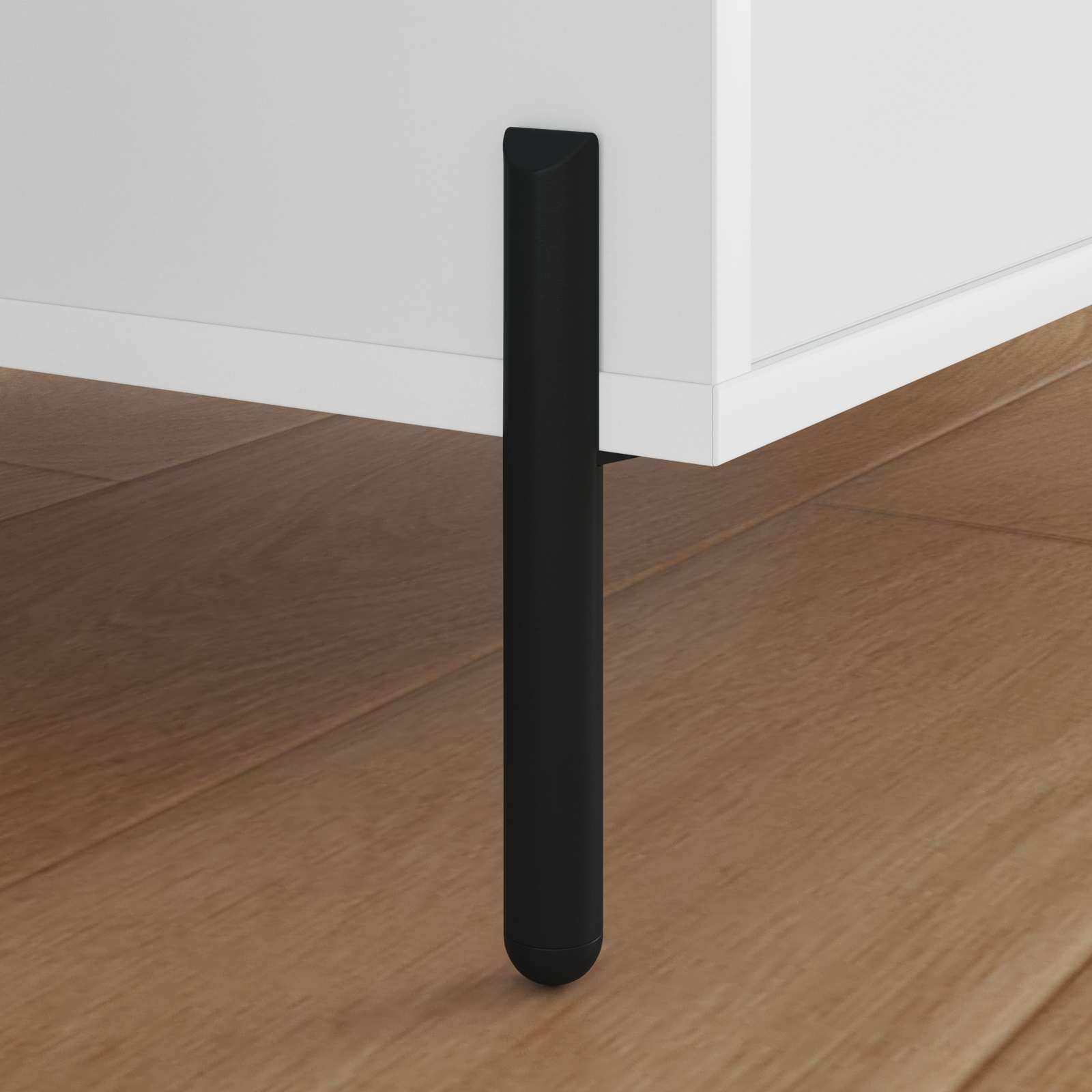 Kosi pohištva 2 pcs Črna 66 x 36 x 160 mm elezo - slika 3