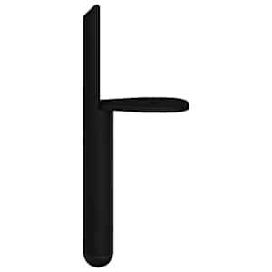 Nábytkové nohy 2 pcs Černá 66 x 36 x 160 mm Železo - obrázek 4