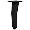 vidaXL Seismispoot 2 tk Must 40 x 40 x 100 mm Raud