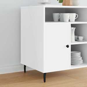 Stojne noge 12 pcs Črna 40 x 40 x 100 mm elezo