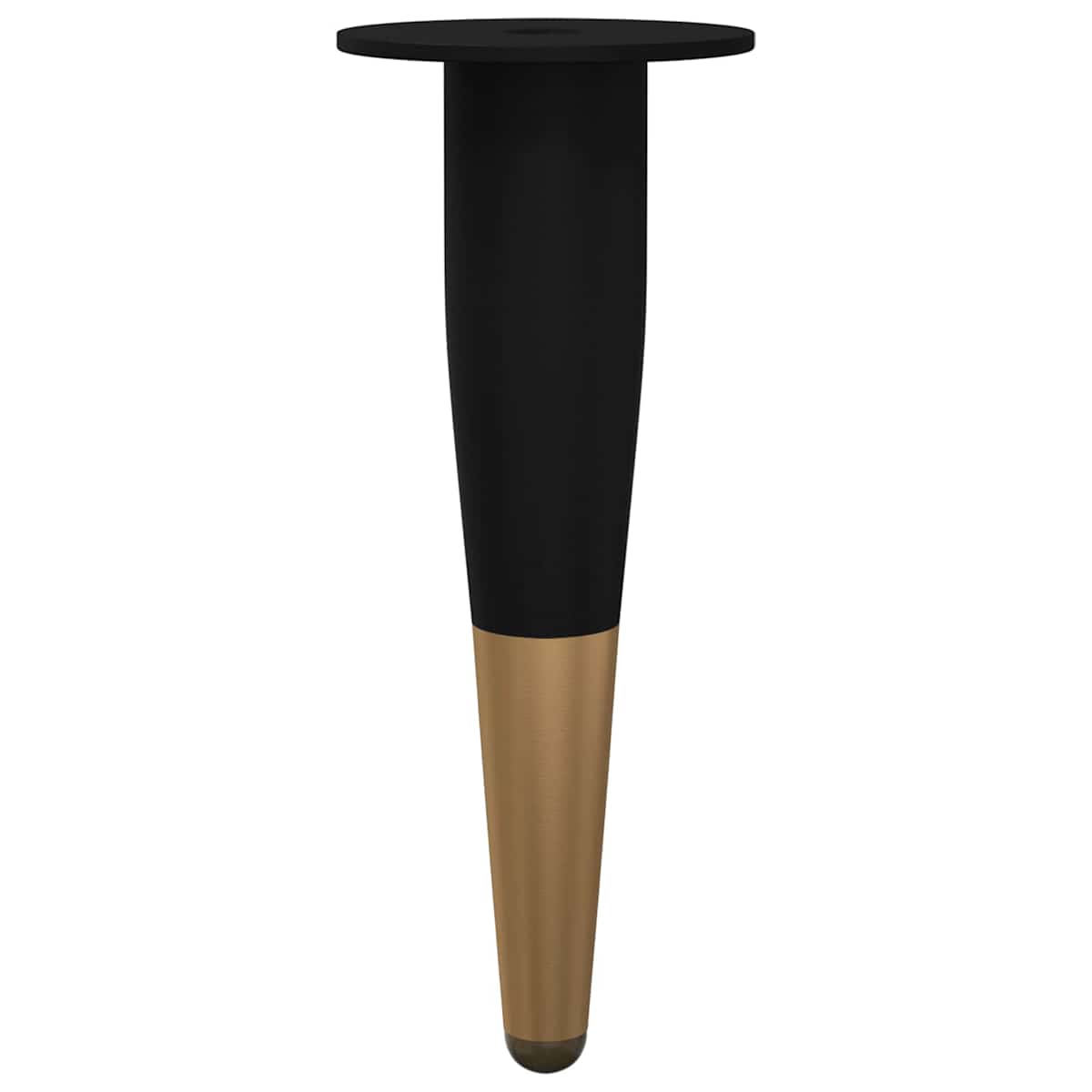 Møbelben. Sort og Guld Ø 40 x 98 mm Jern - Billede 4
