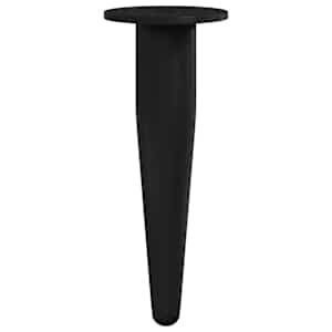 Nábytkové nohy 12 pcs Černá Ø 40 x 98 mm Železo - obrázek 5