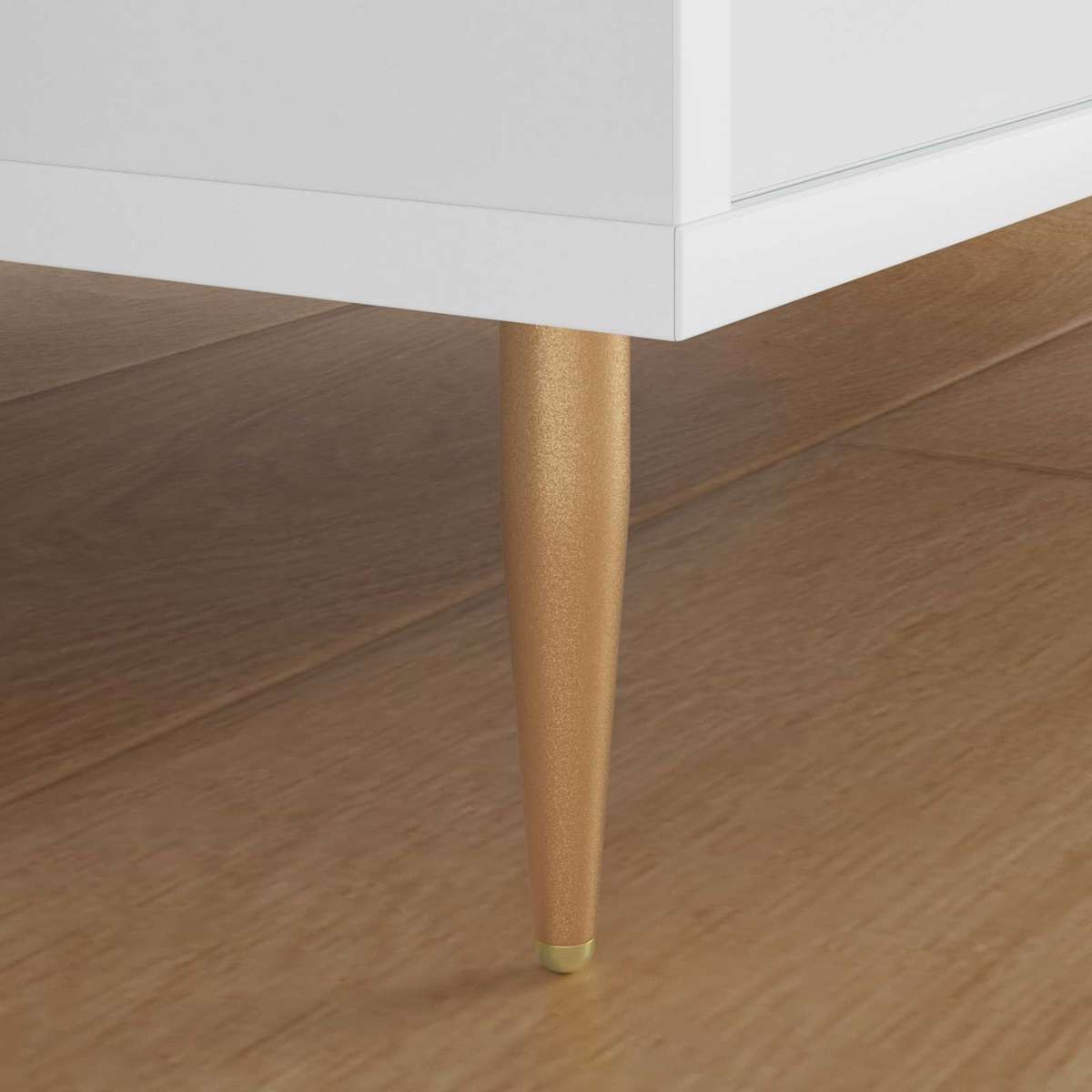 Stående Fødder. Guld 98 x 40 mm Jern - Billede 3