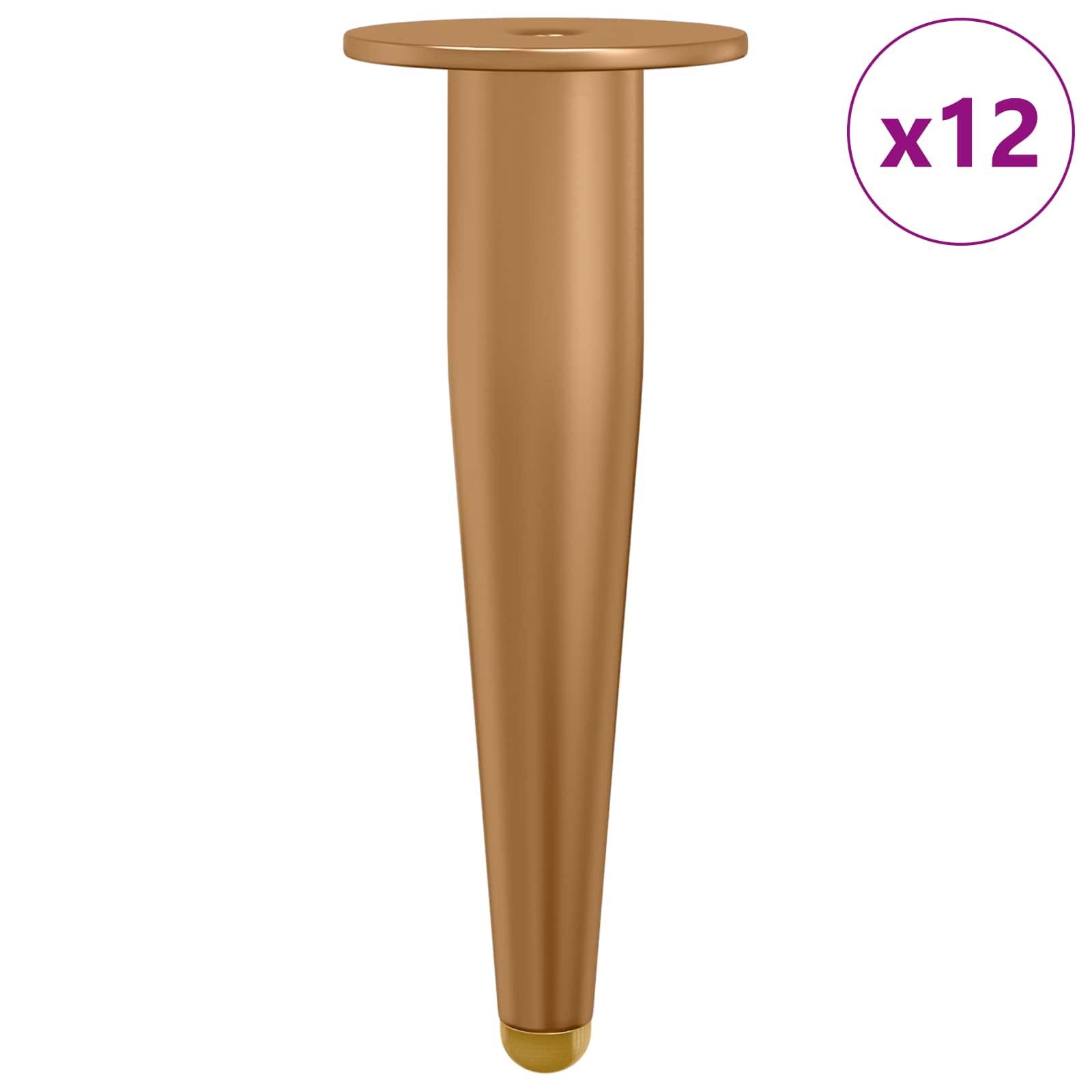 Thumbnail - vidaXL Standfüße 12 pcs Gold 98 x 40 mm Eisen