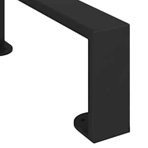 Nábytkové nohy 2 pcs Černá 281 x 40,5 x 100 mm Železo - obrázek 8