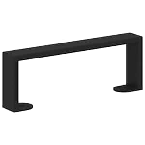 Nábytkové nohy 2 pcs Černá 281 x 40,5 x 100 mm Železo - obrázek 2