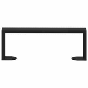 Nábytkové nohy 2 pcs Černá 281 x 40,5 x 100 mm Železo - obrázek 4