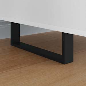 Nábytkové nohy 2 pcs Černá 311 x 40,5 x 100 mm Železo - obrázek 3