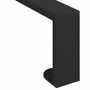Nábytkové nohy 2 pcs Černá 341 x 40,5 x 100 mm Železo - obrázek 8