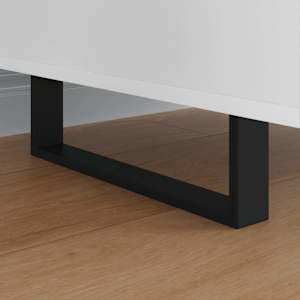 Nábytkové nohy 2 pcs Černá 341 x 40,5 x 100 mm Železo - obrázek 3