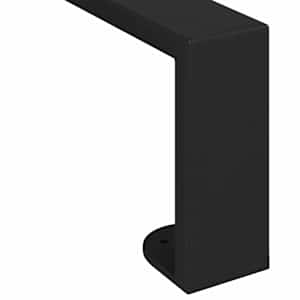 Nábytkové nohy 2 pcs Černá 376 x 40,5 x 100 mm Železo - obrázek 8