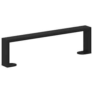 Nábytkové nohy 2 pcs Černá 376 x 40,5 x 100 mm Železo - obrázek 2