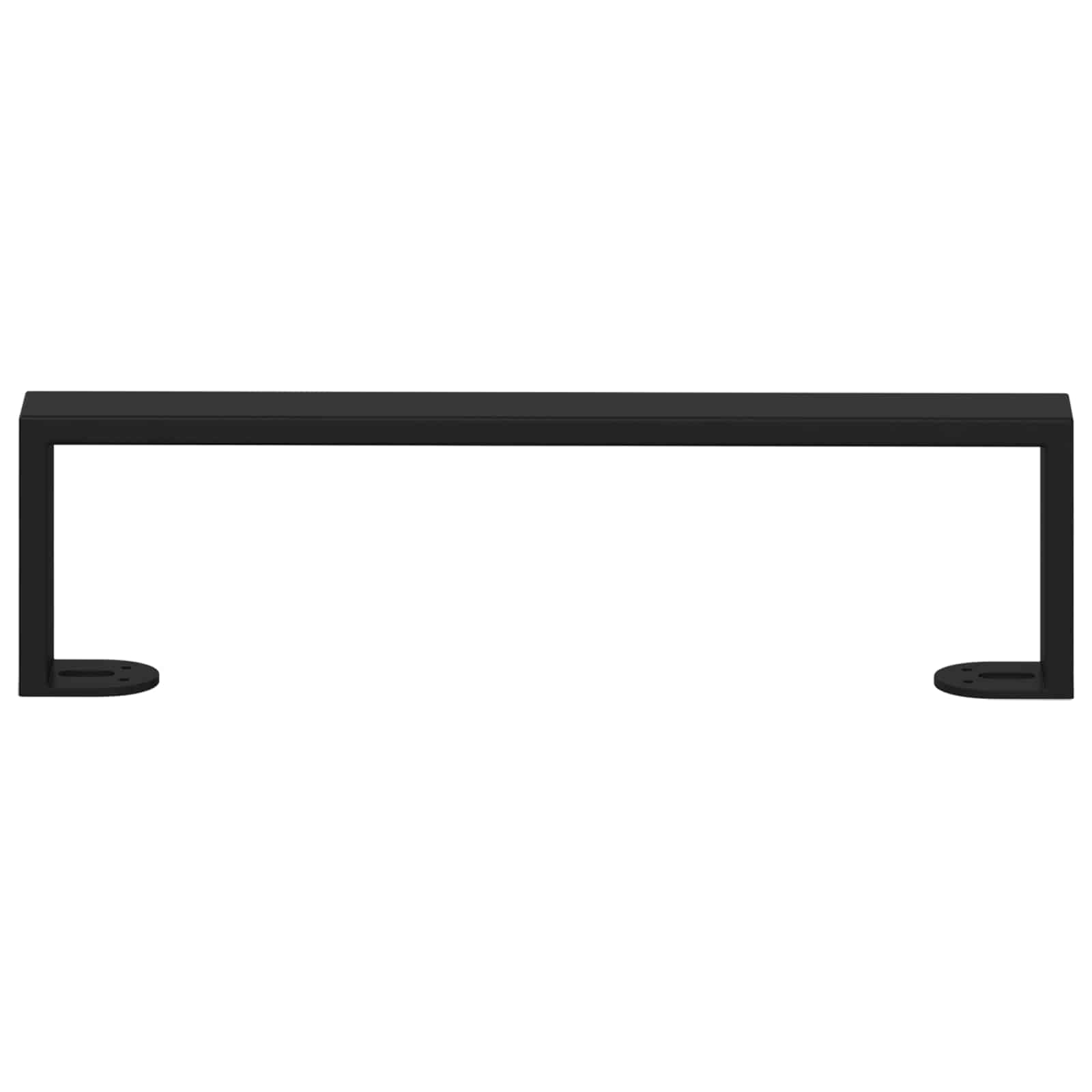 Kosi pohištva 2 pcs Črna 376 x 40,5 x 100 mm elezo - slika 4