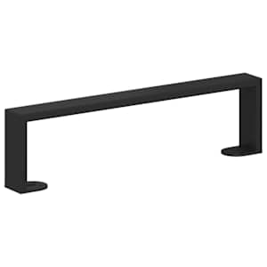 Nábytkové nohy 12 pcs Černá 376 x 40,5 x 100 mm Železo - obrázek 6