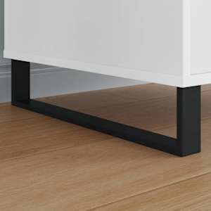 Nábytkové nohy 2 pcs Černá 481 x 40,5 x 100 mm Železo - obrázek 3