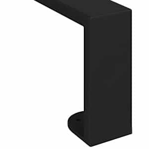 Nábytkové nohy 2 pcs Černá 596 x 40,5 x 100 mm Železo - obrázek 8