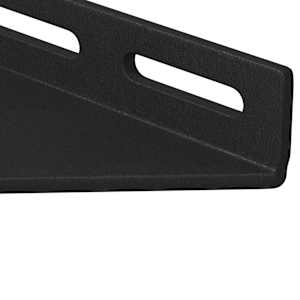 Rohová konzole 2 pcs Černá 138,5 x 50,5 x 16 mm Železo - obrázek 6