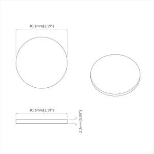 Podložky na nábytek 12 pcs Černá Ø 30 x 2 mm EVA - obrázek 9
