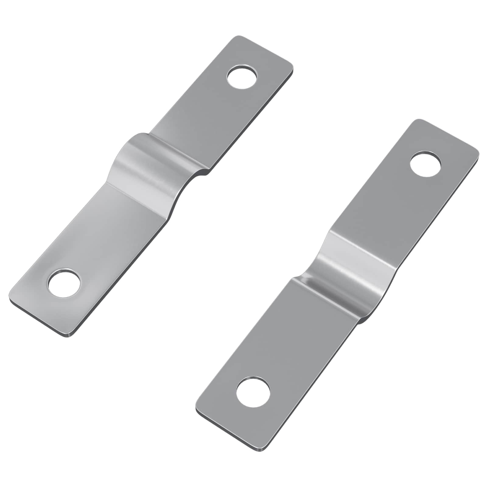 Thumbnail - vidaXL Einschlagplatte 2 pcs Silber 50 x 10 x 1,2 mm Eisen