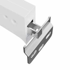 Závěsný úhelník na skříň 2 pcs Bílá 70 x 48 x 19 mm - obrázek 5