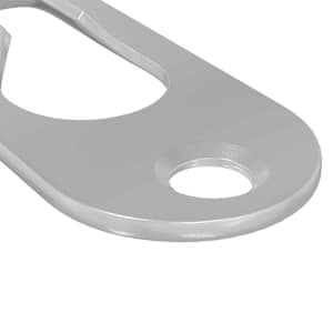 Klíčový závěs 2 pcs Stříbrná 45 x 16 x 3.5 mm Železo - obrázek 6
